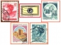 Preview: Italien (065) - fünf gestempelte Briefmarken verschiedene Werte - Poste Italiane