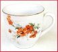 Preview: Kaffeetasse - aus Porzellan mit Blumenmuster