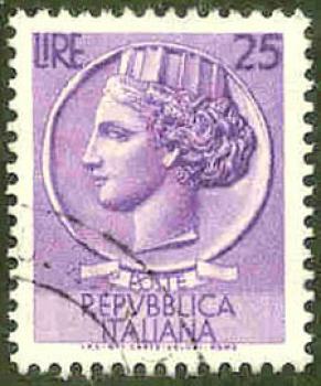 003 Italien - Poste Rebubblica Italiana - Wert 25 Lire