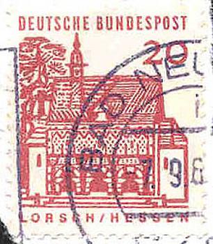 010 Deutsche Bundespost - Wert 20 - Lorsch/Hessen