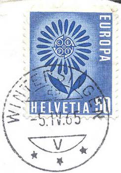 012 Schweiz - Helvetia - Wert 50 - Europa Cept