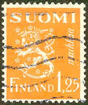 025 Finnland - Suomi Finland - Wert 1,25 markkaa