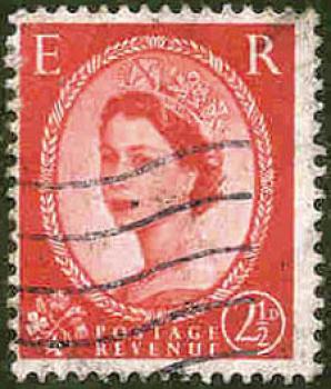 027 England - Postage Revenue - Wert 2 1/2 D