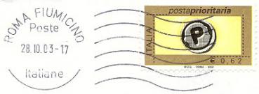 030 Italien - Italia - Wert 0,62 € - postaprioritaria