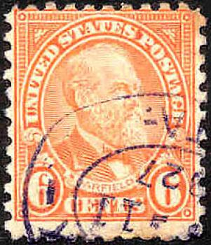 030 USA - United States Postage - Wert 6 Cents - James A. Garfield