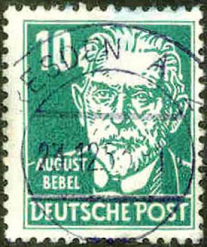 035 Deutsche Post - Wert 10 - August Bebel