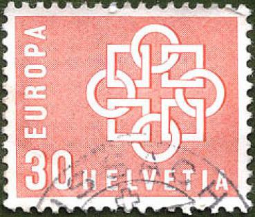 036 Schweiz - Helvetia - Wert 30 - Europa