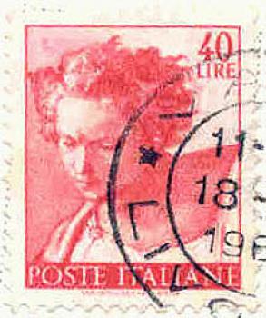 044 Italien - Poste Italiane - Wert 40 Lire