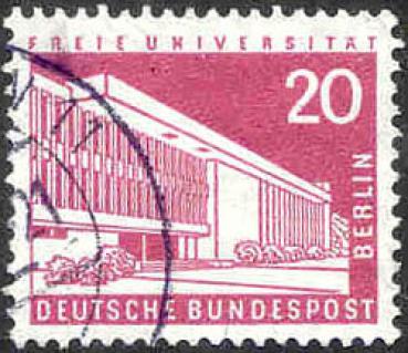 063 Deutsche Bundespost - Wert 20 - Freie Universität Berlin