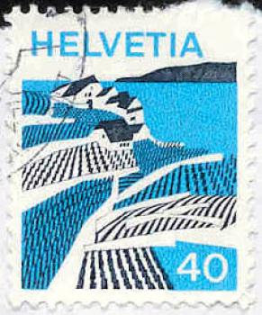 068 Schweiz - Helvetia - Wert 40