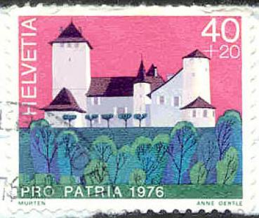 069 Schweiz - Helvetia - Wert 40+20 - Pro Patria 1976