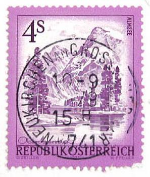 082 Österreich - Republik Österreich - Wert 4 S - Almsee