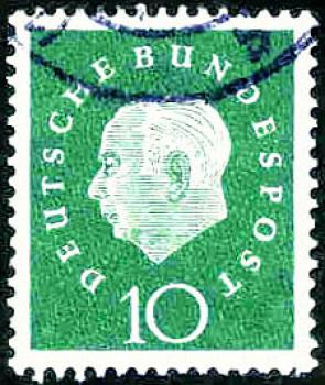 083 Deutsche Bundespost - Wert 10 - Bundespräsident Theodor Heuss