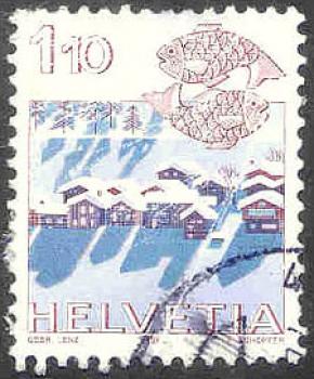 084 Schweiz - Helvetia - Wert 110