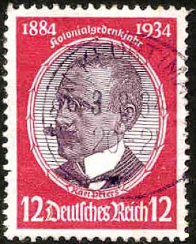120 Deutsches Reich - Wert 12 - Kolonialgedenkjahr - Karl Peters