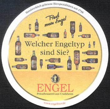 Bierdeckel - Engel Privatbrauerei Crailsheim