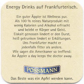 Bierdeckel - Possmann Energy Drinks