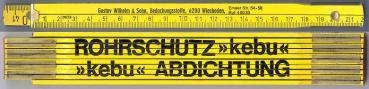 Gliedermaßstab oder Zollstock (83) - Bedachungsstoffe Gustav Wilhelm & Sohn, Wiesbaden