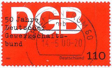 250 Deutschland - Wert 110 - 50 Jahre Deutscher Gewerkschaftsbund