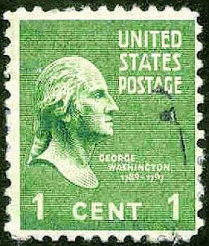 026 USA - United States Postage - Wert 1 Cent - George Washington