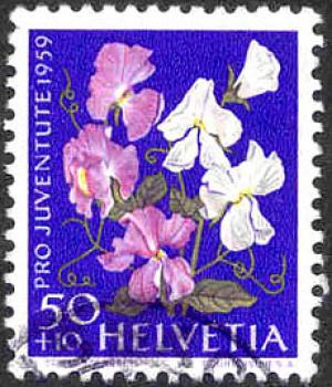 103 Schweiz - Helvetia - Wert 50+10 - Pro Juventute 1959