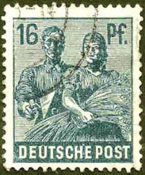 Deutsche Post - Wert 16 Pf.