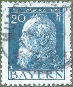 150 Bayern - Wert 20 Pf. - 12 Maerz 1911