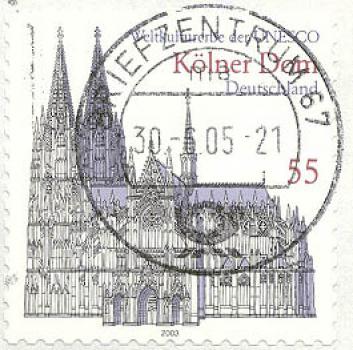 277 Deutschland - Wert 55 - Kölner Dom - Weltkulturerbe