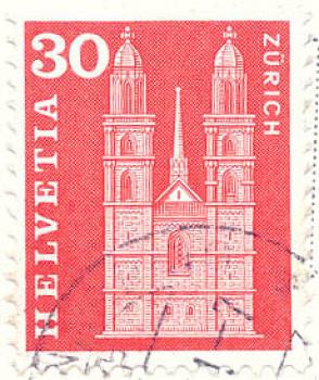 Schweiz - Helvetia - Wert 30 - Zürich