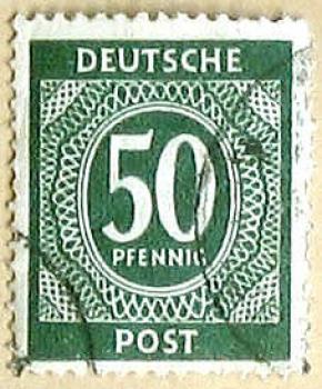 023 Deutsche Post - Wert 50 Pfennig