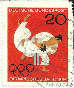 001 Deutsche Bundespost - Wert 20 - Olympisches Jahr 1964