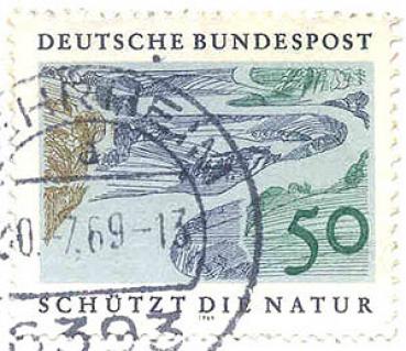 315 Deutsche Bundespost - Wert 50 - Schützt die Natur