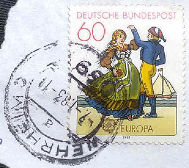 319 Deutsche Bundespost - Wert 60 - Europa