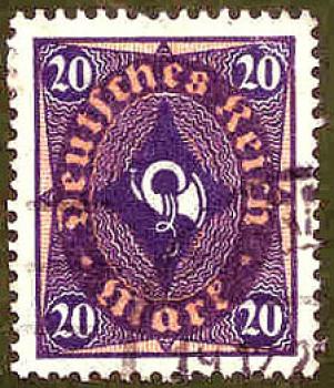 007 Deutsches Reich - Wert 20 Mark