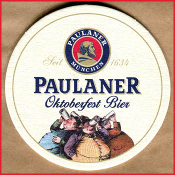 Bierdeckel (105) - Paulaner Oktoberfest Bier