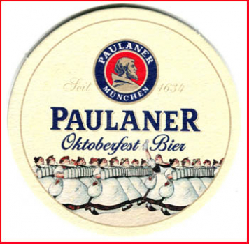 Bierdeckel (113) - Paulaner Oktoberfest Bier