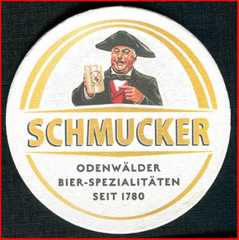 Bierdeckel (127) - Schmucker - Odenwälder Bier-Spezialitäten