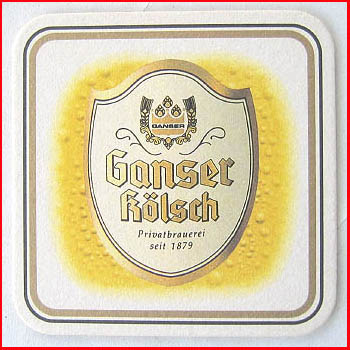 Bierdeckel (17a) - Ganser Kölsch und Licher Bier