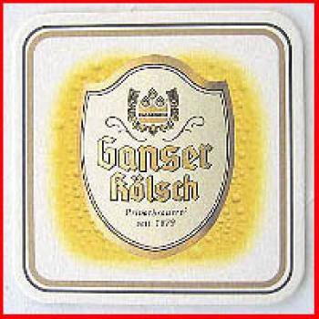 Bierdeckel (17) - Ganser Kölsch - Privatbrauerei seit 1879