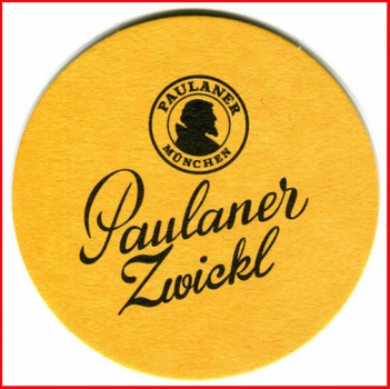 Bierdeckel (86) - Paulaner Zwickel