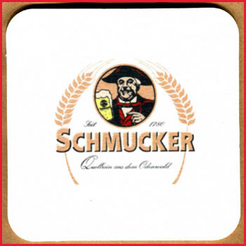 Bierdeckel (92) - Schmucker - Schlosshof Erbach