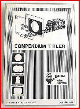 Hama Compendium - Titler für Schmalfilmer