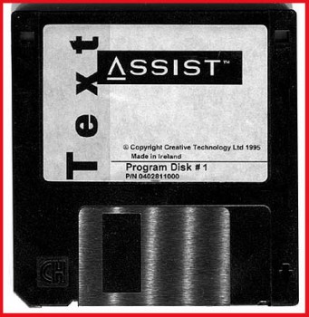 Diskette - Assist Text - Program Disk 1