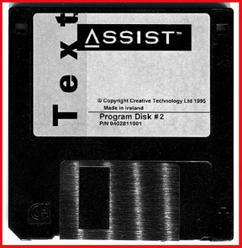 Diskette - Assist Text - Program Disk 2