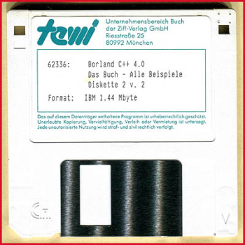 Diskette - Tewi Borland C + + 4.0 - Disk 2