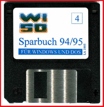 Diskette - Wiso Sparbuch 94/95 - für Windows und DOS - Diskette 4