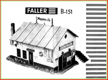 Faller H0 Teileliste (2) - für Güterhalle B-151 - Bausatz