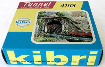 Kibri Leerkarton 4103 - für Tunnel-Portal - für E-Lok
