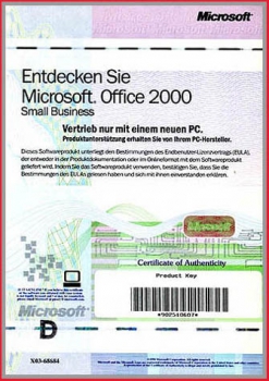 Microsoft Handbuch - Office 2000 - Small Business - Original