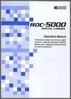Ricoh Betriebsanleitung (1) - RDC 5000 - in englisch - Original